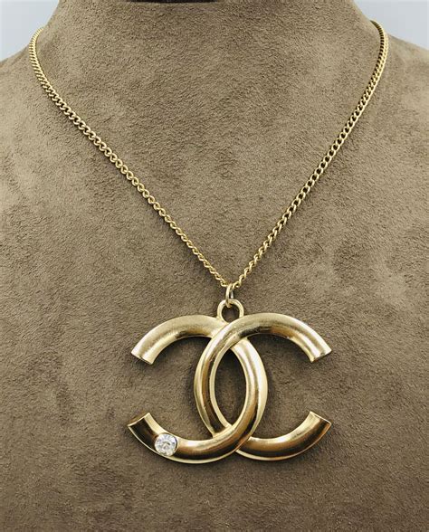 chanel necklace logo cheap|chanel necklace price list.